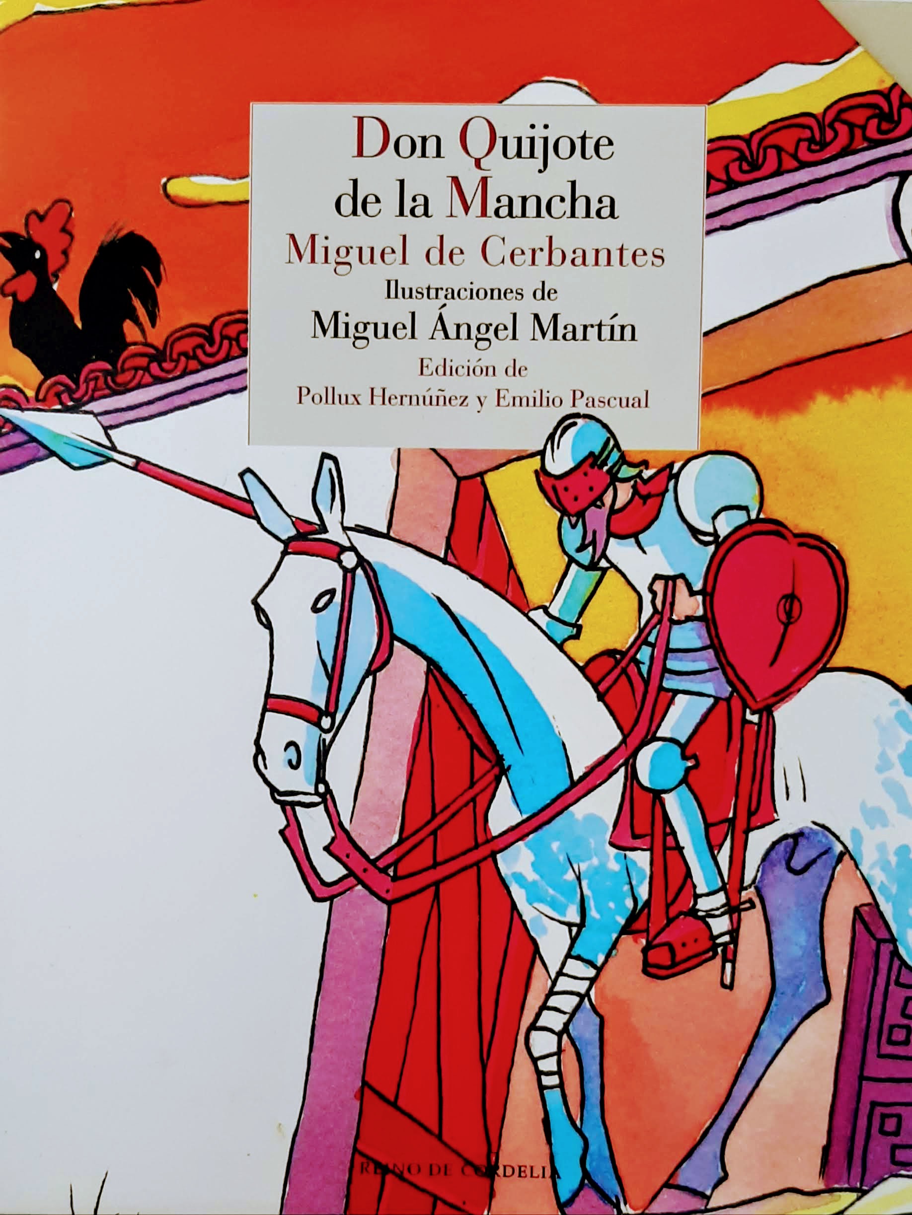 El Ingenioso Hidalgo don Quijote de la Mancha. Edició especial per a Baleària. Estoig de cartró. Llibre il·lustrat. 2 volums